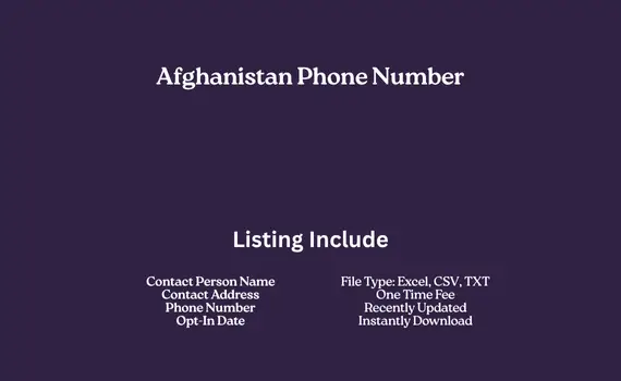 Afghanistan phone number