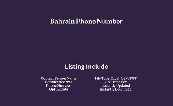 Bahrain phone number