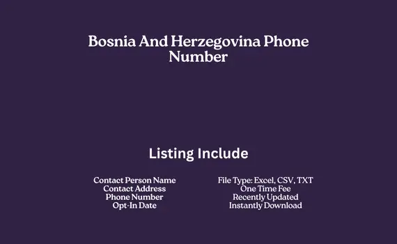 Bosnia And Herzegovina phone number