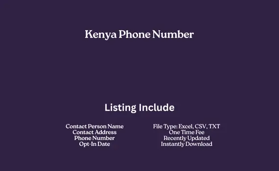 Kenya phone number