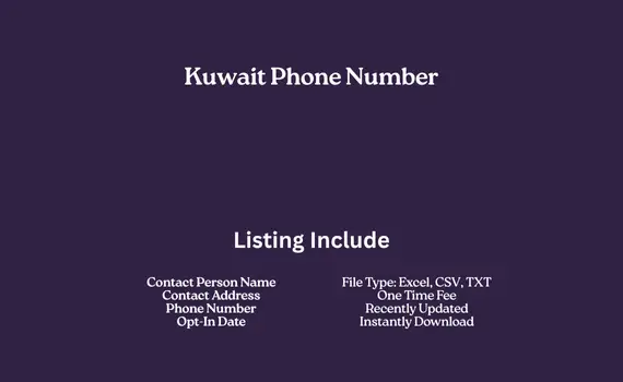 Kuwait phone number