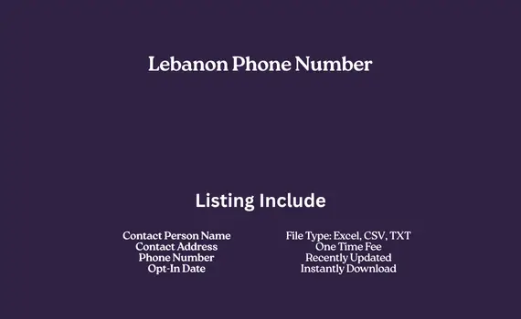Lebanon phone number