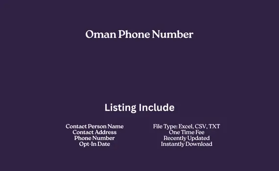 Oman phone number