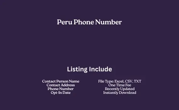 Peru phone number