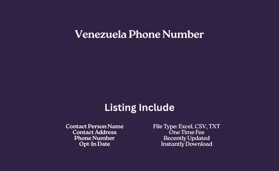 Venezuela phone number