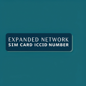 expanded network sim card iccid number